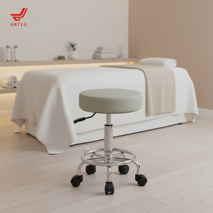 Chaise de Salon Moderne Multifonctionnelle pour Barbier, <span class=keywords><strong>Coiffeur</strong></span>, Esthéticienne, Tabouret de Caisse Rotatif et Réglable en Hauteur - Product Image 2