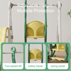 Juegos de Interior Personalizados para Niños, Tobogán, Columpio, Equipo de Juegos para Niños, Juguetes de Deslizamiento para Bebés, <span class=keywords><strong>Parque</strong></span> de Atracciones de Plástico para Niños Pequeños - Product Image 2