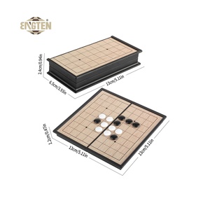Từ Du Lịch Có Thể Gập Lại 5*5 Inch Nhựa Hội Đồng Quản Trị Trò Chơi Thiết Lập Cổ Điển Weiqi Trò Chơi Đi Cho Trẻ Em Trò Chơi Cờ Vua - Product Image 3