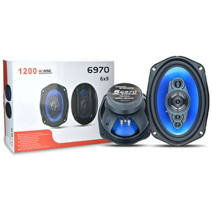 Haut-parleur coaxial de voiture bleu 6x9 pouces, audio pleine gamme, 4 ohms, 12V, usage général - Product Image 5