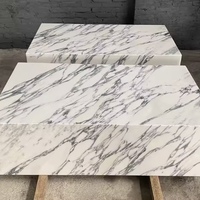 Italienischer Moderner Luxus-Couchtisch aus Weißem Eisjade-Grünem Marmor, Neues Design Basse Naturtische für Wohnzimmer, Polierte Hoteltische