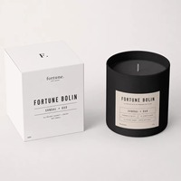 Vente en gros de bougies parfumées Oud de luxe personnalisées, huile essentielle végétale, étiquette privée, verre givré mat, décoration d'intérieur, coffret cadeau