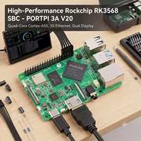 Placa Base Integrada Rockchip RK3568 Alternativa SBC de Cuatro Núcleos ARM de 64 bits con Linux para Proyectos IoT PORTPI 3A V20