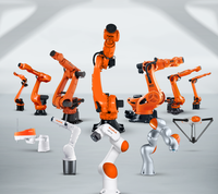 Bras de robot industriel KR30/60, 6 axes, charge utile de 20 kg, avec pince robotique, robot de chargement et de déchargement pour la manutention et la palettisation