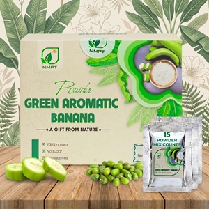 Mezcla de Polvo de Plátano Verde Natural y Frijol Mung, Superalimento Sin Gluten para Apoyo al Confort Digestivo - Product Image 1