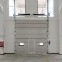 Puerta Seccional Automática de Alta Calidad con Interruptor Suave, Puertas Seccionales Aisladas, Puerta Seccional Industrial Grande con Motor de 0.45kw