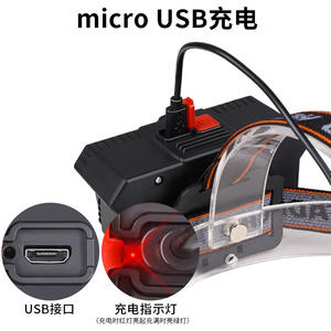 Linterna frontal LED Thrujoeaep de 7-8 LED y 16-20 SMD con batería recargable incorporada para pesca y senderismo al aire libre - Product Image 5