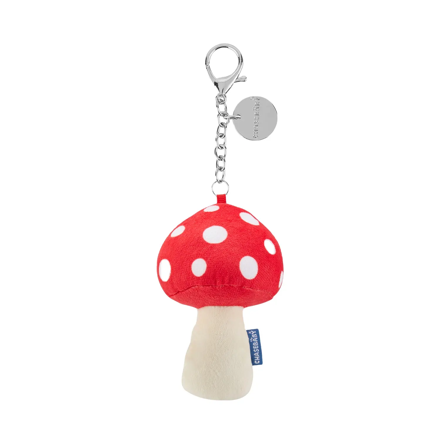 Key Ring Pendant Custom key Chain with Plush Toy Small Animal Fluffy Mushroom Magic hut pendant keychains