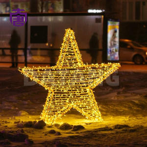 Luces Decorativas LED 3D con Motivo de Estrella Multicolor Personalizadas, para Interiores y Exteriores, IP65, con 2 Años de Garantía, para Navidad - Product Image 3