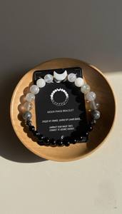 Bracelet en cristal phases lunaires - Vente en gros <span class=keywords><strong>de</strong></span> perles <span class=keywords><strong>de</strong></span> <span class=keywords><strong>pierre</strong></span> <span class=keywords><strong>de</strong></span> <span class=keywords><strong>lune</strong></span> et <span class=keywords><strong>de</strong></span> cristal, bijoux <span class=keywords><strong>de</strong></span> guérison énergétique - Product Image 4