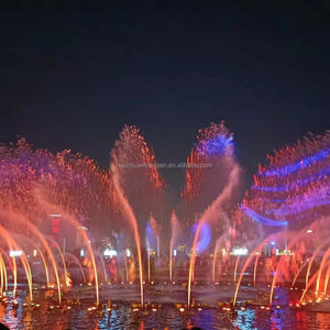 Fontana Musicale LED Personalizzata per Decorazione di Giardini in Pietra, Danza Oscillante, Direttamente dalla Fabbrica - Product Image 4