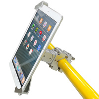 Support de montage de tuyau de tablette avec support de verrouillage de sécurité pour chariot à provisions pour ipad Air Pro 11/10.9/10.5/10.2/9.7/8.3/13/12.9 pouces