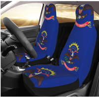 Penutup Kursi Mobil Desain Bendera North Dakota Pelindung Kursi Depan Universal Otomatis Penutup Kursi Bucket Full Wrap untuk Otomotif SUV