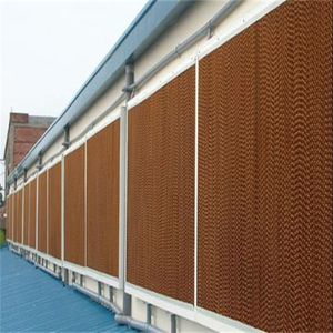 Venta al por mayor pequeña cortina de agua húmeda de acero de aluminio almohadilla de refrigeración invernaderos agrícolas papel evaporativo sistema de humidificación - Product Image 4