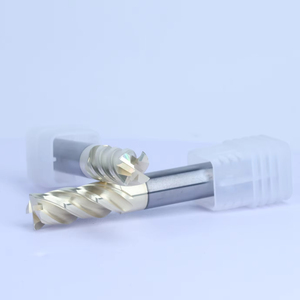 ดอกกัดคาร์ไบด์ 4 ฟลุต ไทเทเนียม ปลายมน สำหรับงานกัดโลหะ เคลือบ TIN แบบเกลียว - Product Image 3