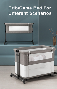 Cunas Multifuncionales de Metal para Bebés, Fabricadas en Fábrica, se Pueden Usar como Cama de Juego con <span class=keywords><strong>Doble</strong></span> Capa - Product Image 2