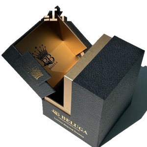 Custom Cosmetic Gift Box Packaging With UV Embossing Gold Foil <b>Stamp</b> Matte Paper Premium Design For Lipstick Perfume Skincare - Product Image 1