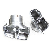 Embout d'échappement en acier inoxydable SYPES pour Benz ML350 450 X166 X164 W166 GL 2014-2015, mise à niveau AMG ML63, embout de silencieux de tuyau d'échappement