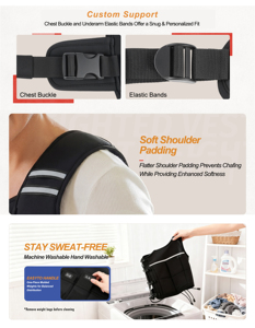 <span class=keywords><strong>Chaleco</strong></span> con Peso Ajustable para Gimnasio, Correr, <span class=keywords><strong>Calistenia</strong></span>, Caminar, Entrenamiento de Fuerza, Ejercicio Físico - Product Image 4
