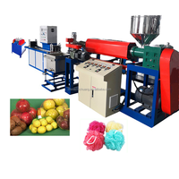 Extrudeuse monovis PE/PP avec vis 38CrMoALA, puissance 38kW, pour filets à ail, filets à fruits, composants PLC essentiels