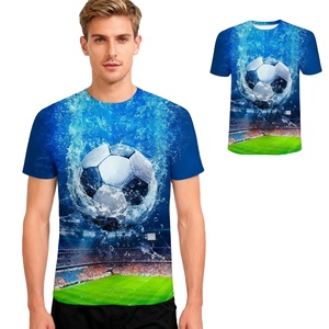 Fitspi เสื้อยืดพิมพ์ลายอนิเมะกีฬาฟุตบอลของผู้ชายเสื้อยืดแฟชั่นลำลองแขนสั้นสำหรับผู้ชายเสื้อผ้าแนวสตรีท - Product Image 1