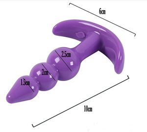 Plug anale in Silicone morbido massaggio alla prostata dilatatore anale Plug dildo per uomo accessori erotici Gay - Product Image 4