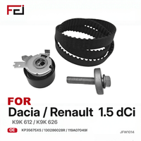 Nouveau Kit de Pompe à Eau et Courroie de Distribution KP35675XS / 1.5 DCi avec Tendeur, Marque FEI, Vente Directe Usine, Ensemble Moteur 119A07049R