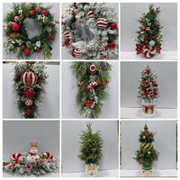 Décorations de Noël en forme de larme personnalisables, clochettes et guirlandes pour arbre de Noël, guirlandes de Noël pour offrir en cadeau, décoration murale et de fenêtre