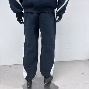PT1275 <span class=keywords><strong>Pantalon</strong></span> de survêtement à revers pour hommes <span class=keywords><strong>Pantalon</strong></span> de survêtement de haute qualité à bas quantité minimale de commande OEM personnalisé 350 g/m² <span class=keywords><strong>Pantalon</strong></span> de survêtement pour hommes <span class=keywords><strong>Pantalon</strong></span> épissé en molleton de coton - Product Image 5