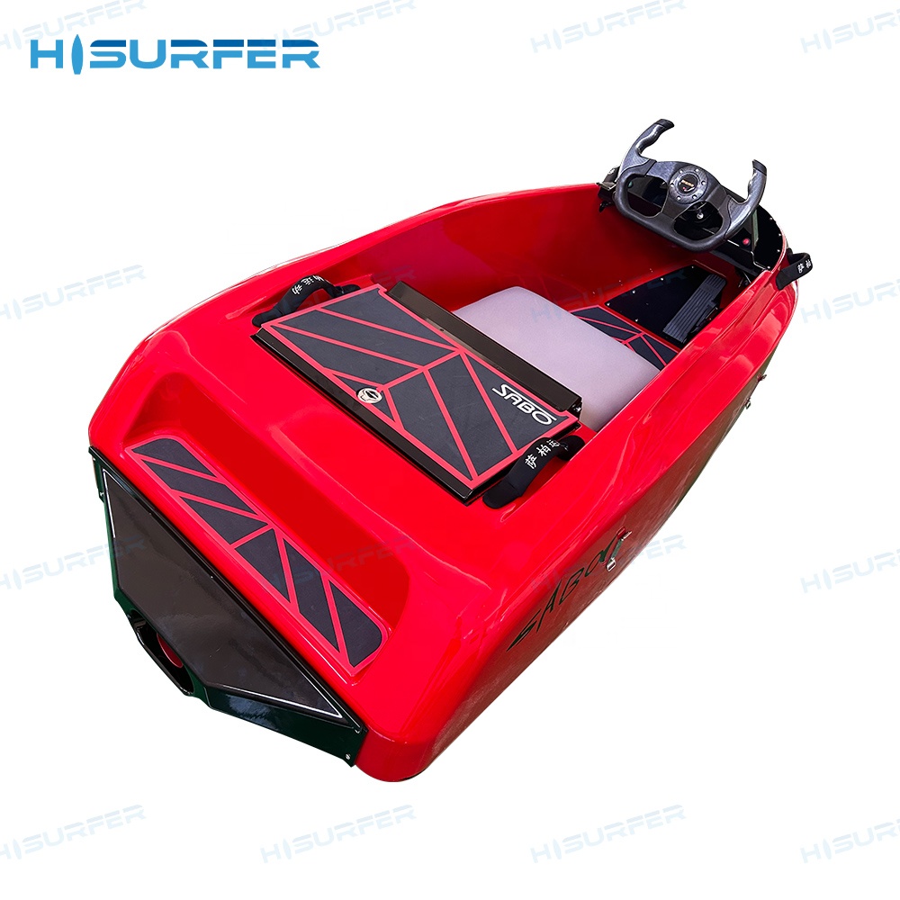 Factory Price 2 Person Electric Mini Jet Boat Jet Propulsion Powered Boat 45KM/H 72V 71A Battery Jet Boat