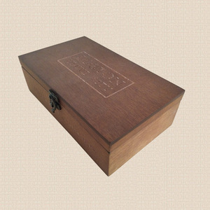 Wooden <b>Display</b> <b>Box</b> 180x100x50mm Engraved Luxury Packaging For Jewelry And Tea Storage - Product Image 1