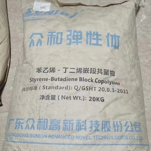 Sunion SBS Polymer 3406 Élastomère thermoplastique SBS Matières premières Granulés de polymère SBS transparents Modificateur de semelle de chaussures - Product Image 2