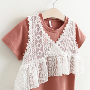 Vêtements indiens en gros, motif tricoté, short à fleurs pour fille, ensemble - Product Image 4