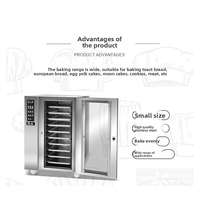 Four à convection électrique et à gaz professionnel à grande capacité, 10 plateaux, multi-niveaux, pour la cuisson, les restaurants, les boulangeries