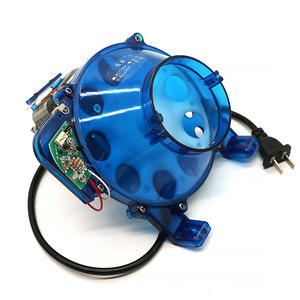 Bac à pièces bleu avec moteur 110/220V, accessoire en plastique pour machine de jeu à monnayeur - Product Image 1