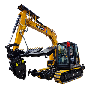 Hi-đường sắt máy xúc đường sắt theo dõi trolly bánh xe ngủ kẹp đường sắt ngủ vật lộn để bảo trì dằn - Product Image 4