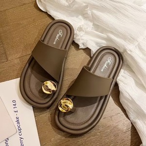 Wholesale custom winter warm slippers <b>indoor</b> plush <b>slide</b> soft house <b>slide</b> wool pure color plush slippers - Product Image 5