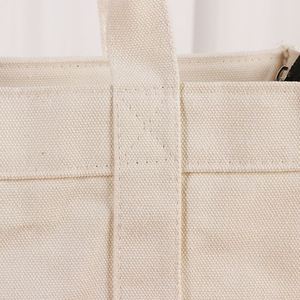 Sac en toile, sac de rangement décontracté à bandoulière, sac à fermeture éclair pour étudiants, sac en toile avec logo imprimé - Product Image 2