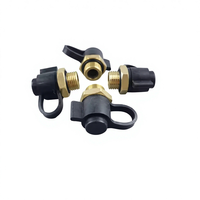 Conector de prueba roscado macho de latón B366 para sistemas de freno de camiones, remolques y autobuses de servicio pesado