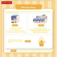 En gros, figurine en peluche authentique Baby Three Cat King de la série Working in the Workplace, boîte mystère, jouet Kawaii, cadeau pour fille