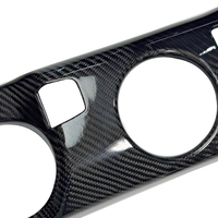 Pour Nissan 400Z porte-gobelet de commande centrale panneau décoratif en véritable Fiber de carbone accessoires intérieurs automobiles