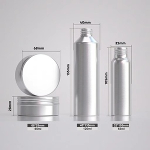Envase Cosmético Moderno de Aluminio, Juego de Envases Metálicos para Crema, Botella Reciclable para Productos de Cuidado de la Piel para Marcas Jóvenes - Product Image 2