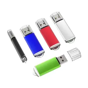 批发便宜的金属USB拇指棒定制Logo Pendrive公司促销礼品USB闪存盘