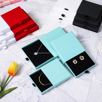 Boîte cadeau personnalisée en carton pour bijoux, avec logo imprimé, pour boucles d'oreilles, colliers et bagues