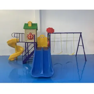 Kecil dengan Harga Murah Playground Slide untuk Dijual Anak-anak Geser Mainan Ayunan Set Playground Outdoor Mainan JMQ-HL91411