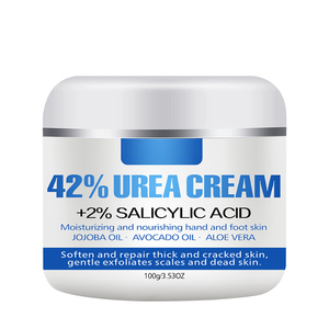 Huati Sifuli RubioAroma 42% CRÈME D'<span class=keywords><strong>URÉE</strong></span> + 2% ACIDE SALICYLIQUE Réparation <span class=keywords><strong>de</strong></span> soins des pieds pour la peau sèche épaisse rugueuse callosités crème pour les pieds - Product Image 6