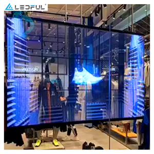 Màn hình <span class=keywords><strong>LED</strong></span> trong nhà trong suốt P3.9-7.8, độ phân giải 960x640MM, sản phẩm mới năm 2022, sử dụng kính CE, hiển thị video rõ nét - Product Image 4