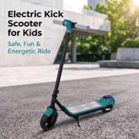 Trottinettes électriques pour enfants, 3 vitesses, 7 fils, gyroscope, accélérateur, mini trottinette électrique pour enfants