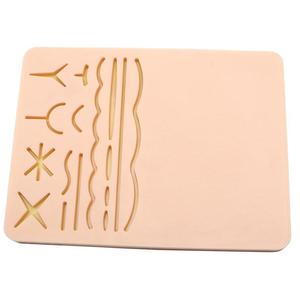 Kit de Suture en Silicone Réutilisable pour l'Entraînement à la Suture Médicale, Coussin d'Entraînement Cutané, Outil de Pratique d'Injection pour Infirmières - Product Image 4