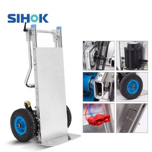 Harga Bagus Cina Bertenaga Baterai Aluminium Bermotor Truk Tangan Pemanjat Tangga/Troli Elektrik Platform Pemanjat Tangga - Product Image 5